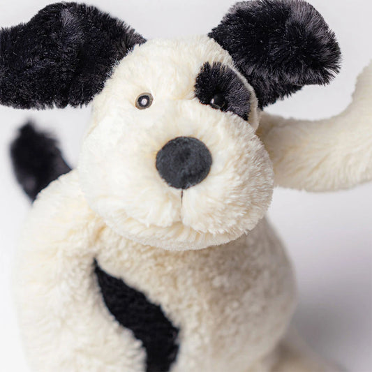 BASHFUL BLACK & CREAM PUPPY MEDIUM